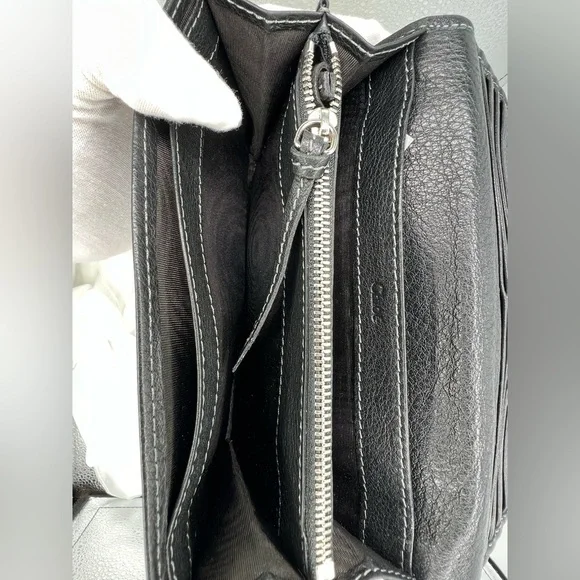 NEW ARRIVAL: CHLOE Paddington Black Leather Bifold Wallet - Picture 9 of 11